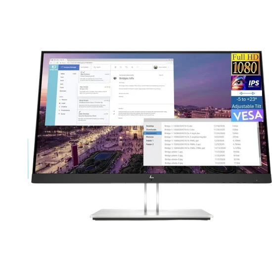 Monitor 23" IPS B HP/DELL Displayport